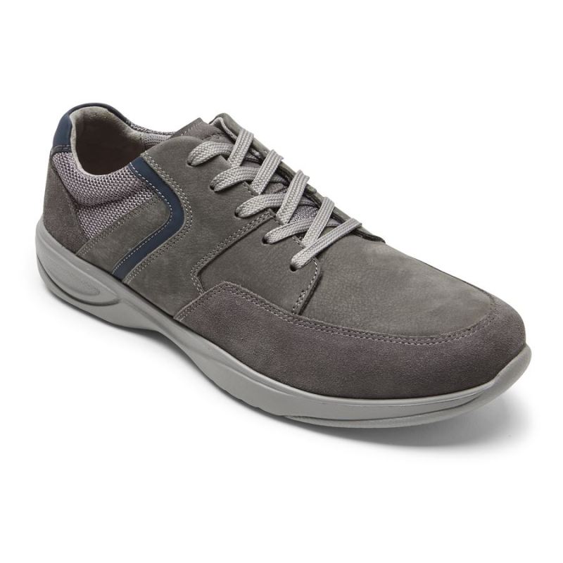 ROCKPORT - MEN'S METRO PATH SNEAKER-STEEL GREY NUBUCK/SUEDE