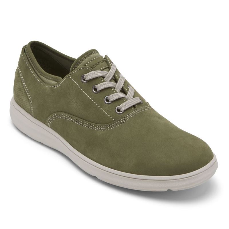 ROCKPORT - MEN'S ZADEN CVO SNEAKER-OLIVE NUBUCK