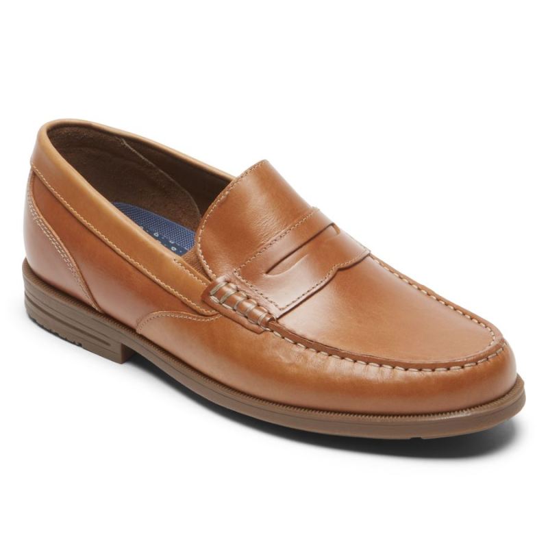 ROCKPORT - MEN'S PRESTON PENNY LOAFER-TAN