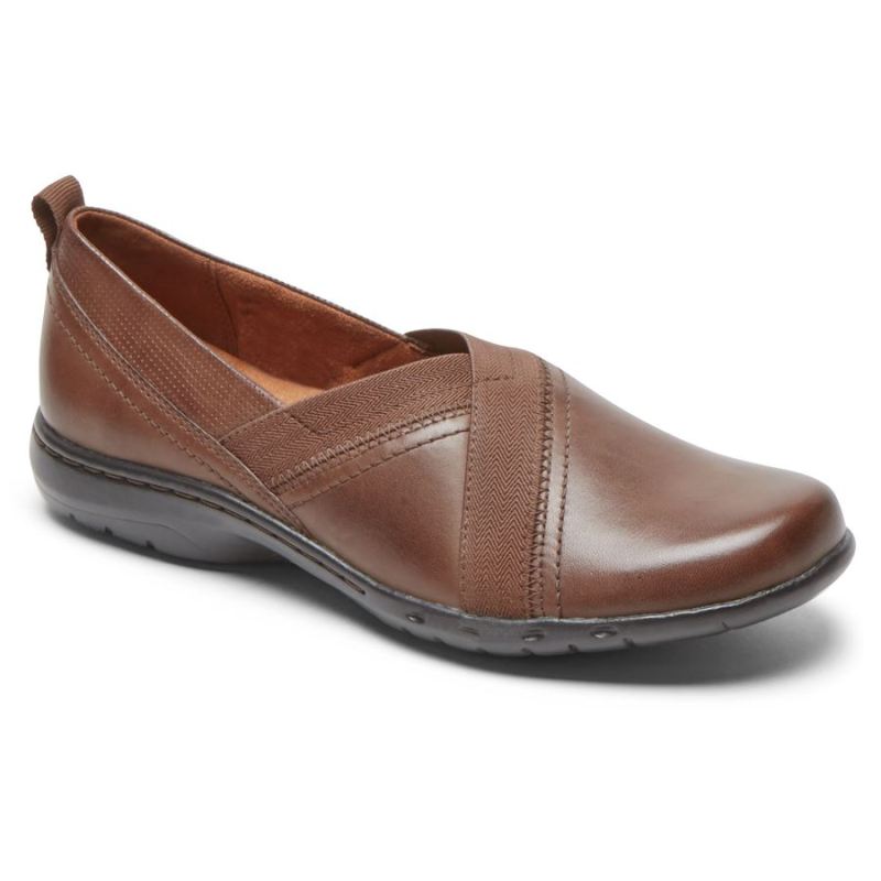 ROCKPORT - WOMEN'S COBB HILL PENFIELD SLIP-ON-BARK