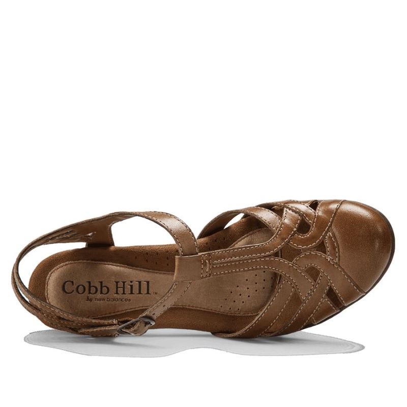 ROCKPORT - WOMEN'S COBB HILL AUBREY T-STRAP-TAN