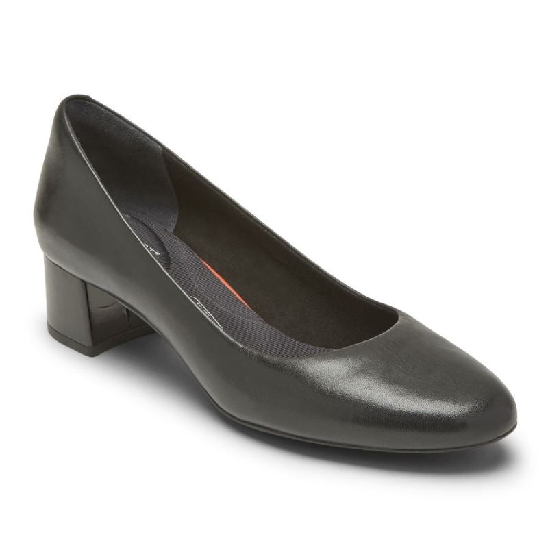 ROCKPORT - WOMEN'S TOTAL MOTION SYDNEY PUMP-BLACK LEATHER