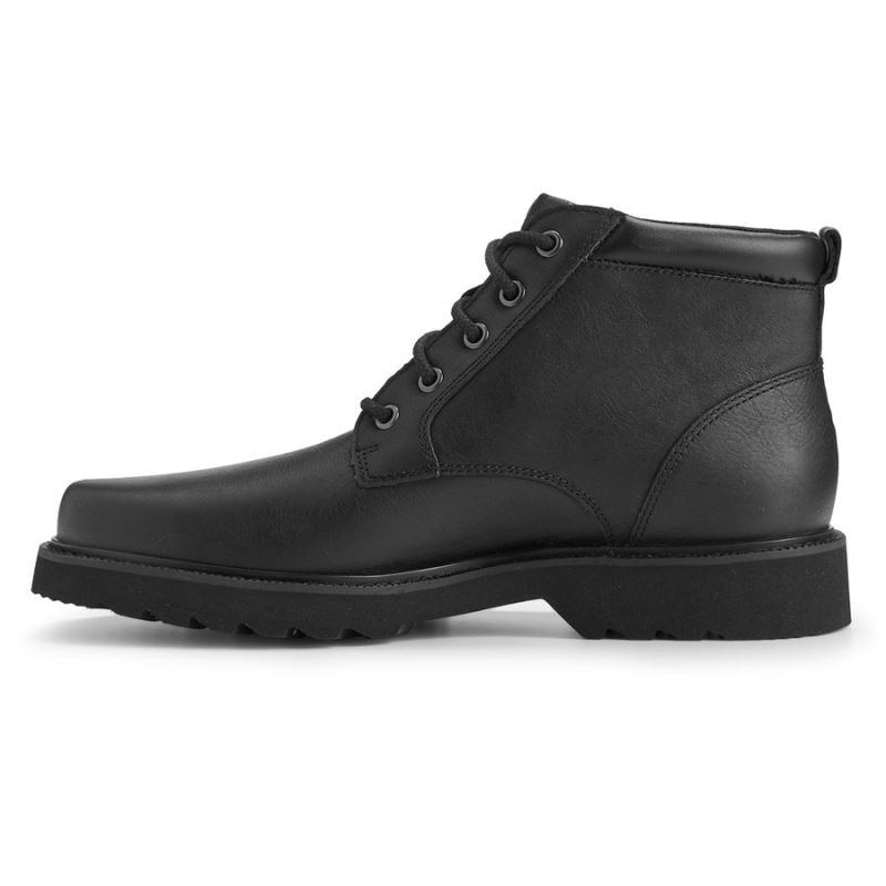 ROCKPORT - MEN'S NORTHFIELD WATERPROOF PLAIN TOE BOOT-BLACK