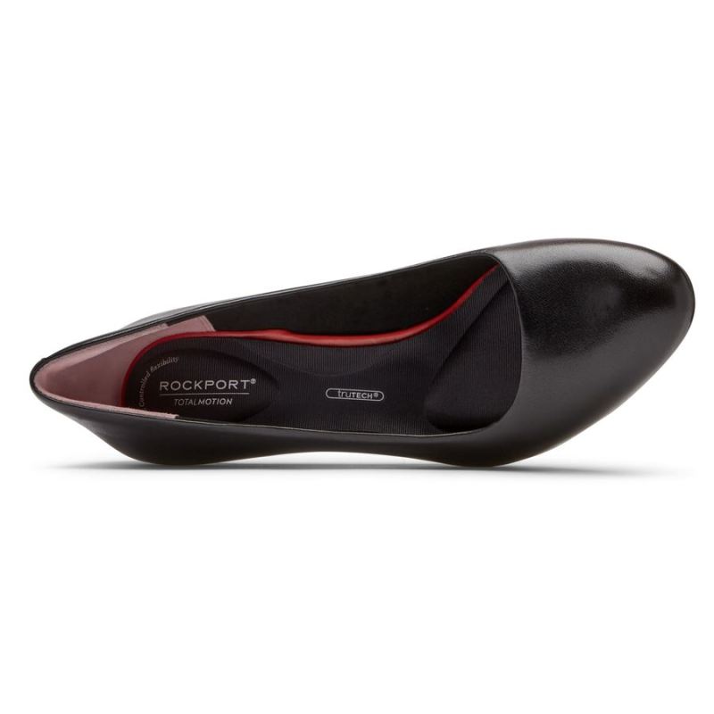 ROCKPORT - WOMEN'S TOTAL MOTION ARABELLA HEEL-BLACK LEATHER