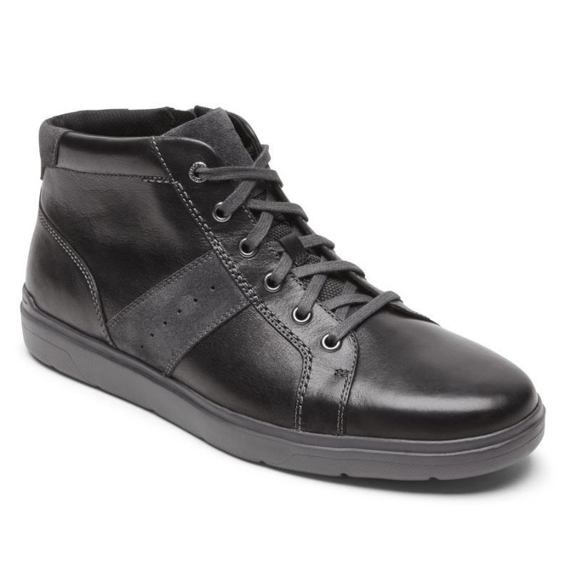 ROCKPORT - MEN'S TOTAL MOTION LITE ZIP SNEAKER-BLACK