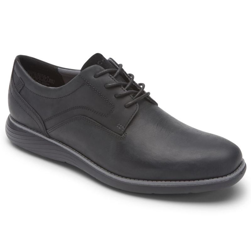 ROCKPORT - MEN'S GARETT PLAIN TOE OXFORD-BLACK II