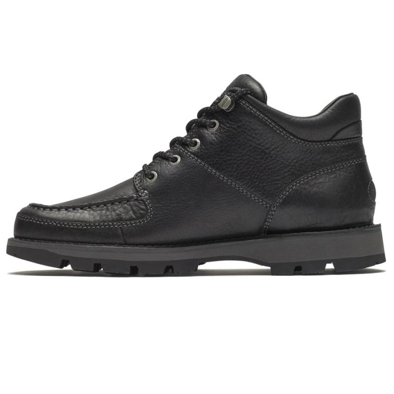 ROCKPORT - MEN'S UMBWE II WATERPROOF CHUKKA BOOT-BLACK LEATHER