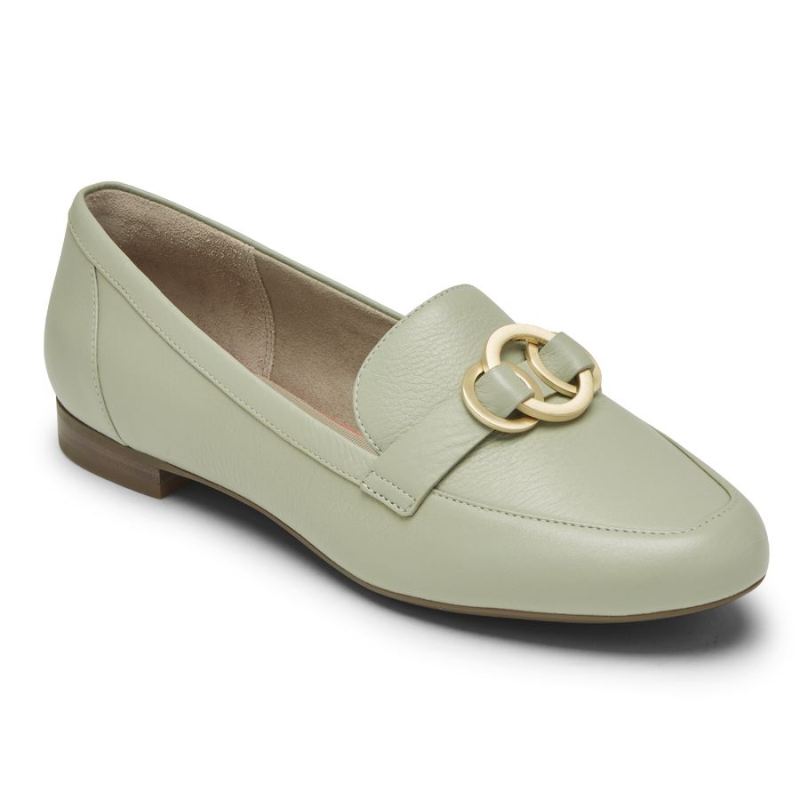 ROCKPORT - WOMEN'S TOTAL MOTION TAVIA RING LOAFER-DESERT SAGE