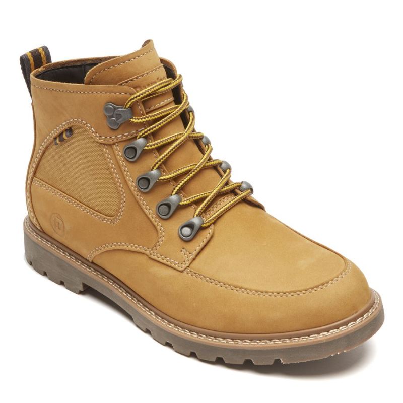 ROCKPORT - MEN'S STRICKLAND CHUKKA BOOT-WATERPROOF-WHEAT NUBUCK