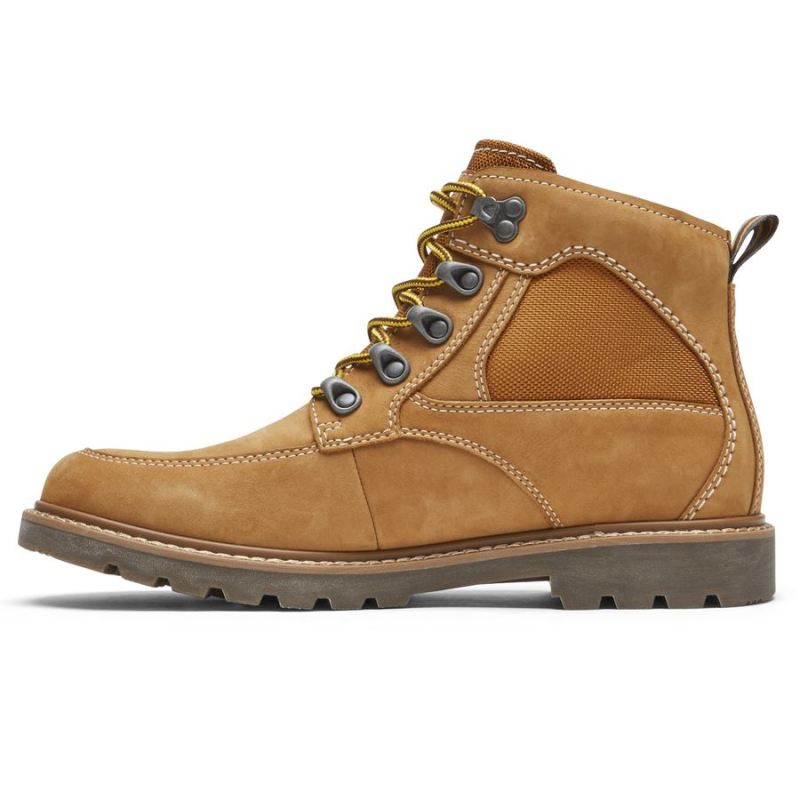 ROCKPORT - MEN'S STRICKLAND CHUKKA BOOT-WATERPROOF-WHEAT NUBUCK