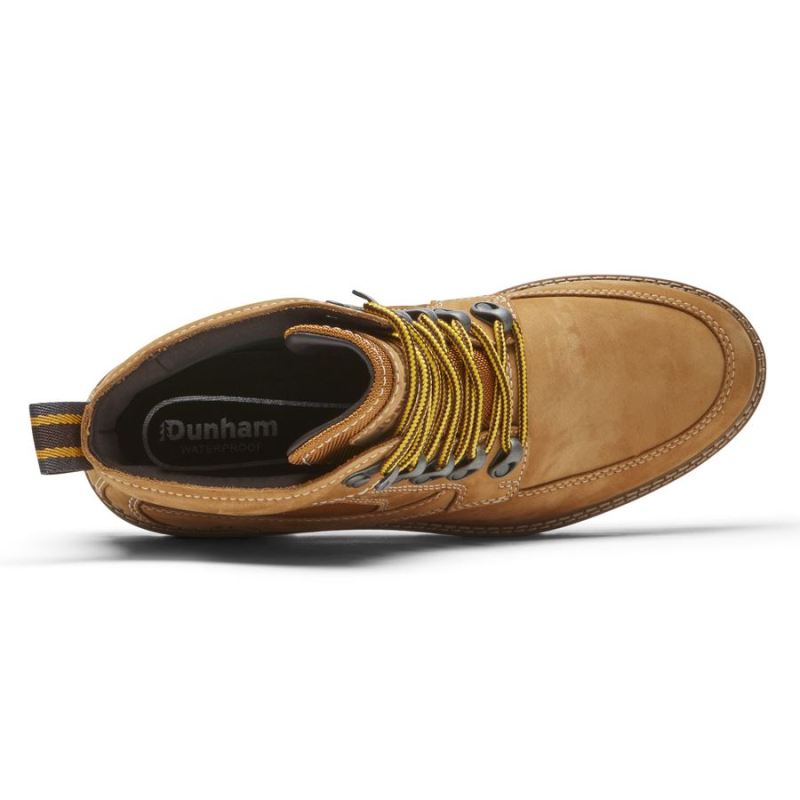 ROCKPORT - MEN'S STRICKLAND CHUKKA BOOT-WATERPROOF-WHEAT NUBUCK