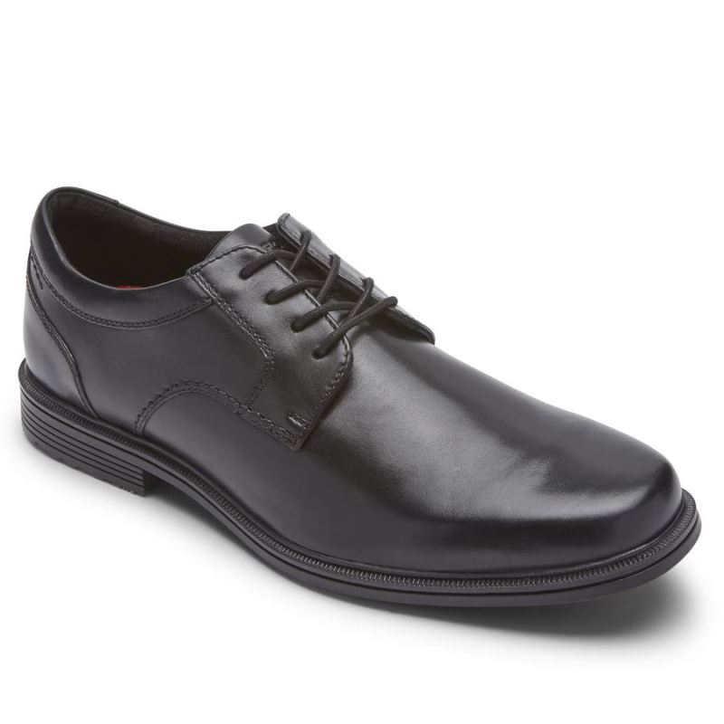 ROCKPORT - MEN'S TAYLOR PLAIN TOE OXFORD-WATERPROOF-BLACK