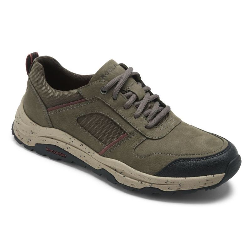 ROCKPORT - MEN'S XCS PATHWAY WATERPROOF UBAL TREKKER-BREEN NUBUCK