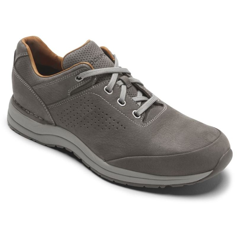 ROCKPORT - MEN'S EDGE HILL 2 PLAIN TOE-BREEN NUBUCK