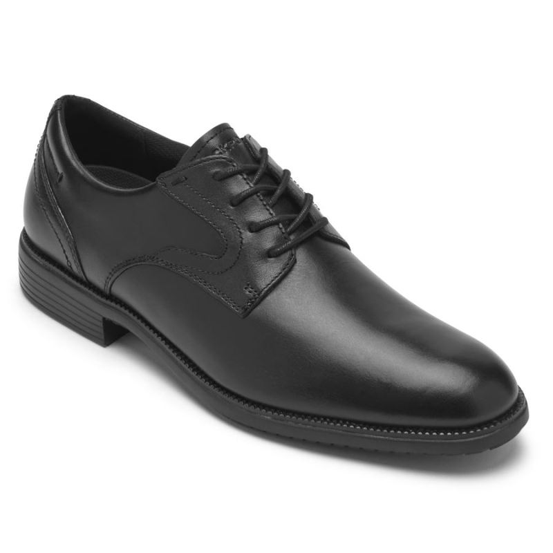 ROCKPORT - MEN'S TOTAL MOTION DRESSPORT PLAIN TOE OXFORD-BLACK