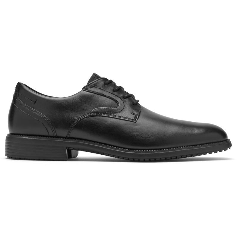 ROCKPORT - MEN'S TOTAL MOTION DRESSPORT PLAIN TOE OXFORD-BLACK