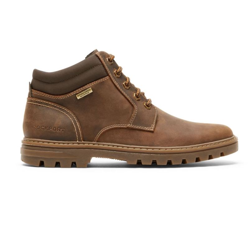 ROCKPORT - MEN'S WEATHER OR NOT BOOT-WATERPROOF-NEW TAN LEATHER/SUEDE