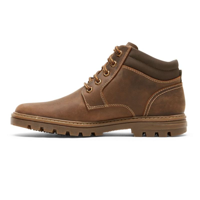 ROCKPORT - MEN'S WEATHER OR NOT BOOT-WATERPROOF-NEW TAN LEATHER/SUEDE