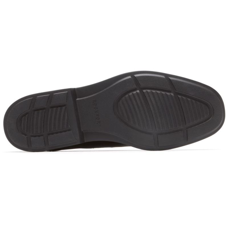 ROCKPORT - CHARLES ROAD SLIP-ON-BLACK