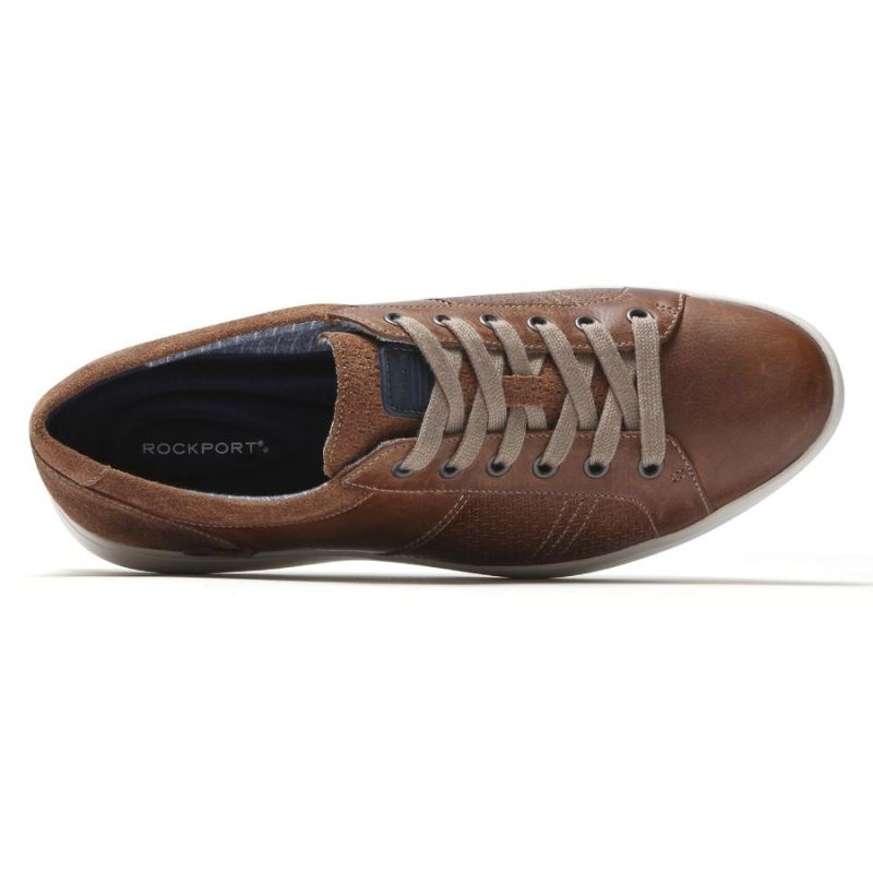 ROCKPORT - MEN'S COLLE TIE SNEAKER-TAN