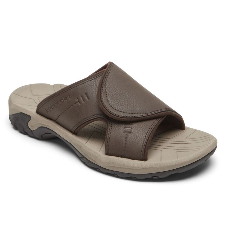 ROCKPORT - MEN'S BYRON SLIDE SANDAL-Java