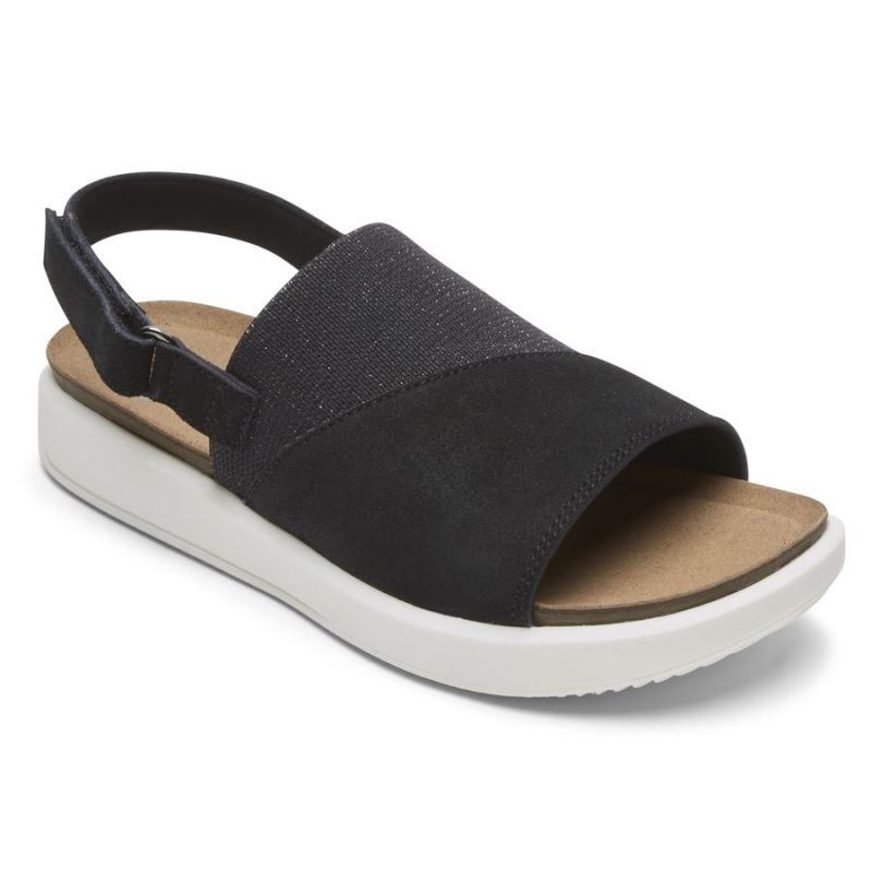 ROCKPORT - WOMEN'S KYRA SLINGBACK SANDAL-BLACK