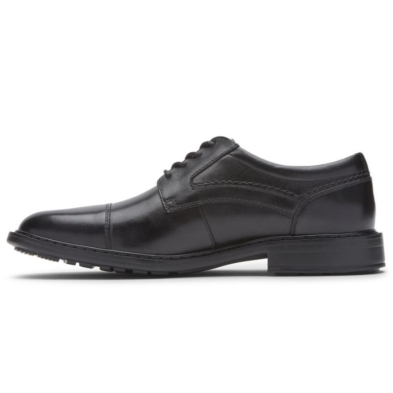 ROCKPORT - MEN'S TANNER CAP TOE OXFORD-BLACK