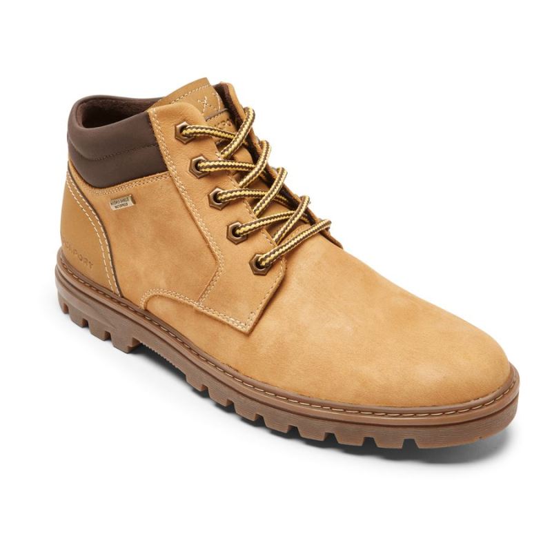 ROCKPORT - MEN'S WEATHER OR NOT BOOT-WATERPROOF-WHEAT NUBUCK