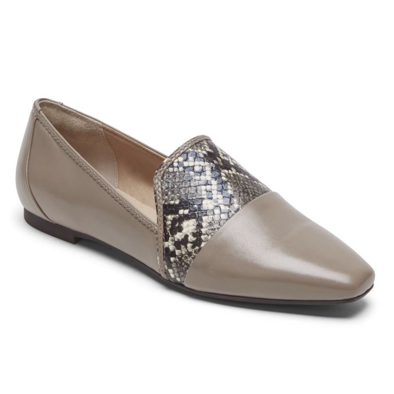 ROCKPORT - WOMEN'S TOTAL MOTION LAYLANI ACCENT LOAFER-DOVER TAUPE