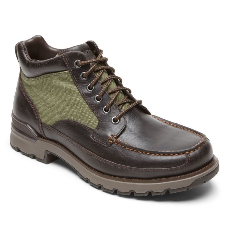 ROCKPORT - MEN'S TOTAL MOTION TREK KEOTA BOOT-WATERPROOF-JAVA