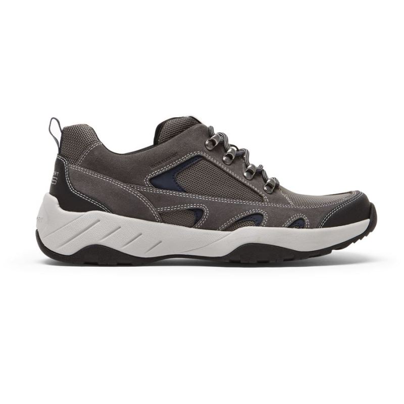 ROCKPORT - MEN'S XCS RIGGS TREKKER-STEEL GREY SUEDE/MESH