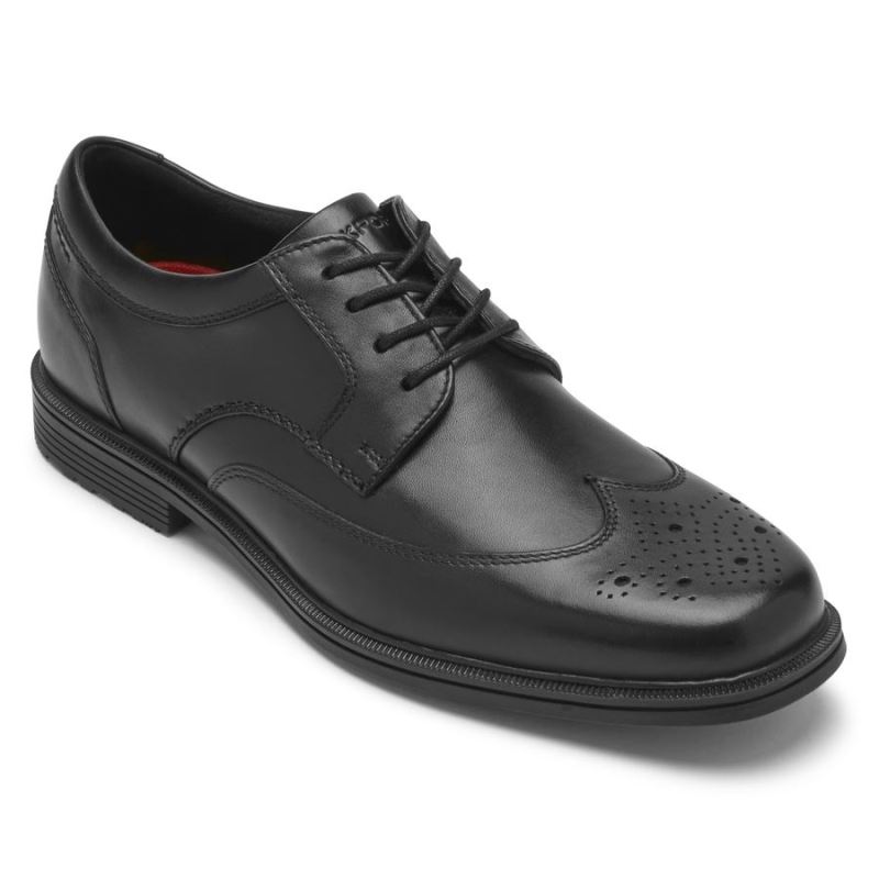 ROCKPORT - MEN'S TAYLOR WATERPROOF WINGTIP-Black