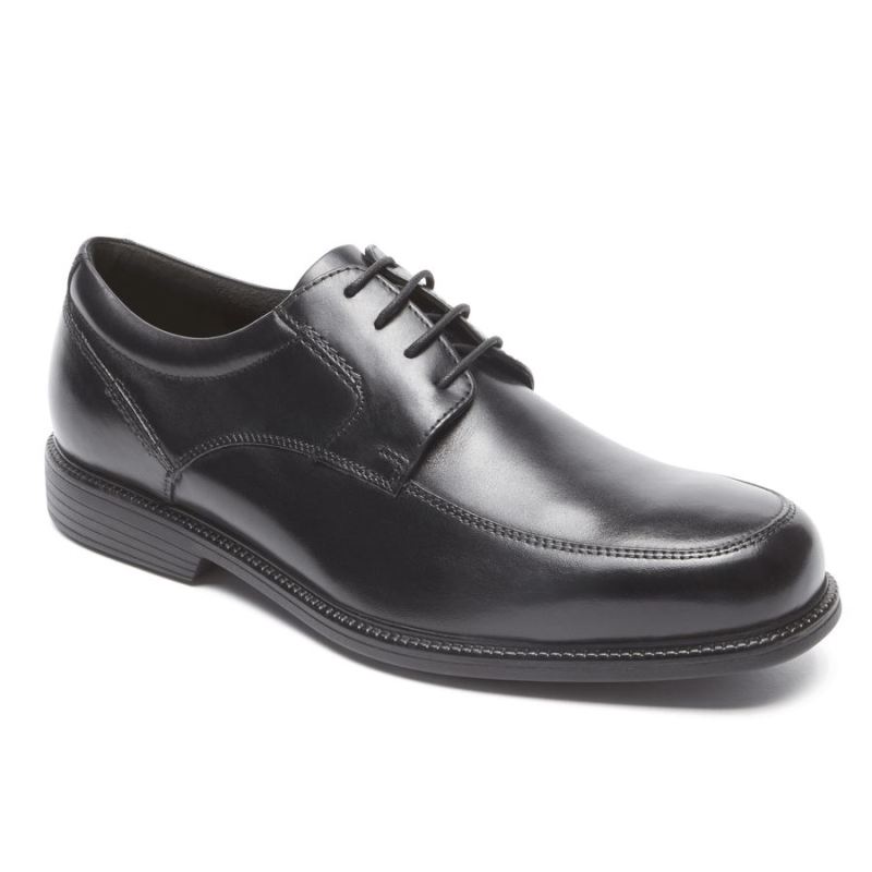 ROCKPORT - CHARLES ROAD APRON TOE-BLACK