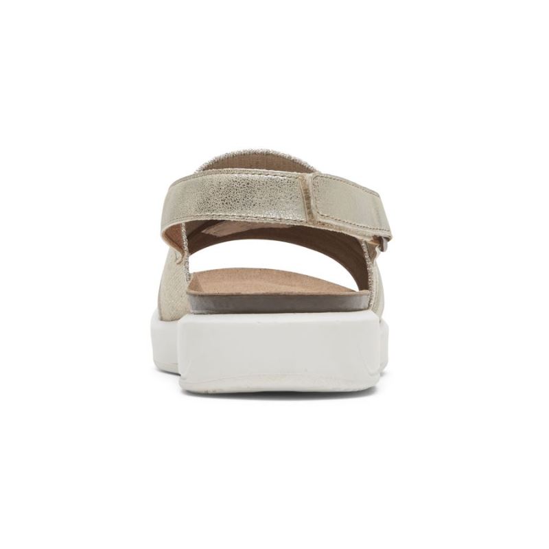 ROCKPORT - WOMEN'S KYRA SLINGBACK SANDAL-PLATINUM