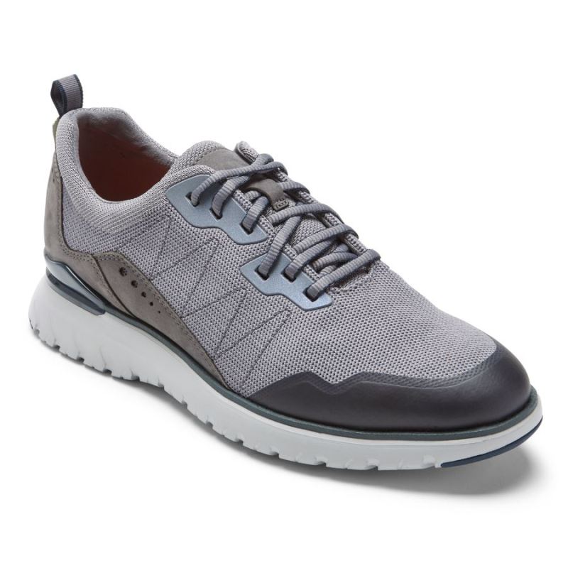 ROCKPORT - MEN'S TOTAL MOTION SPORT MUDGUARD SNEAKER-STEEL GREY