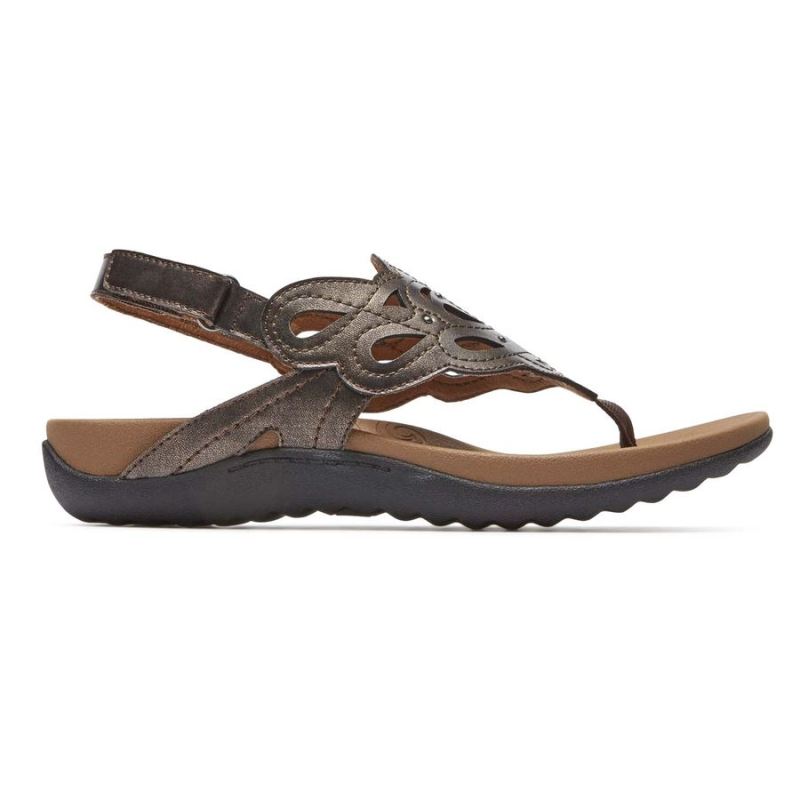 ROCKPORT - RIDGE SLING SANDAL-BRONZE