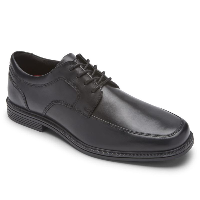 ROCKPORT - MEN'S TAYLOR WATERPROOF APRON TOE OXFORD-BLACK