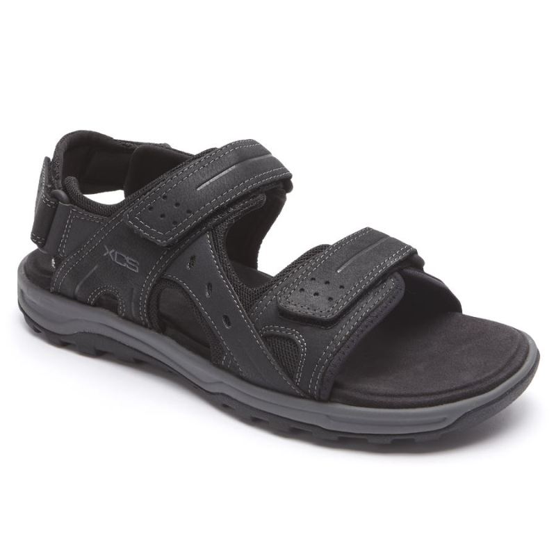 ROCKPORT - MEN'S XCS TRAIL TECHNIQUE ADJUSTABLE SANDAL-BLACK