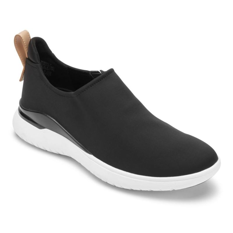 ROCKPORT - WOMEN'S TOTAL MOTION SPORT HIGH SLIP-ON-BLACK LYCRA