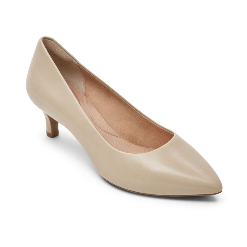 ROCKPORT - WOMEN'S TOTAL MOTION KALILA HEEL-HUMMUS LEATHER