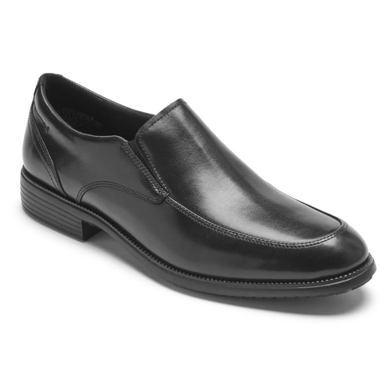 ROCKPORT - MEN'S TOTAL MOTION DRESSPORT SLIP-ON-BLACK