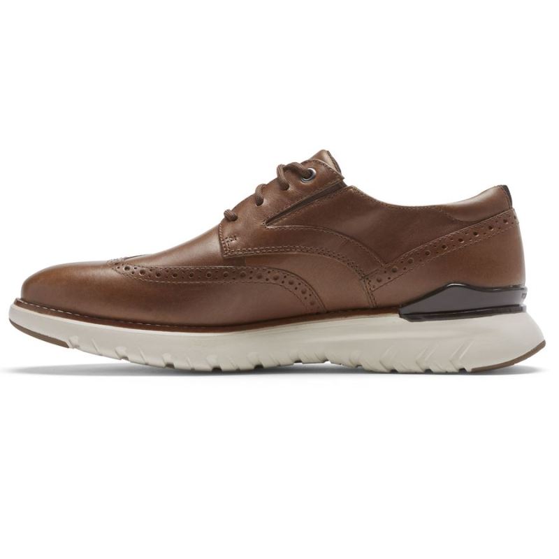 ROCKPORT - MEN'S TOTAL MOTION SPORT WINGTIP-HAZELNUT