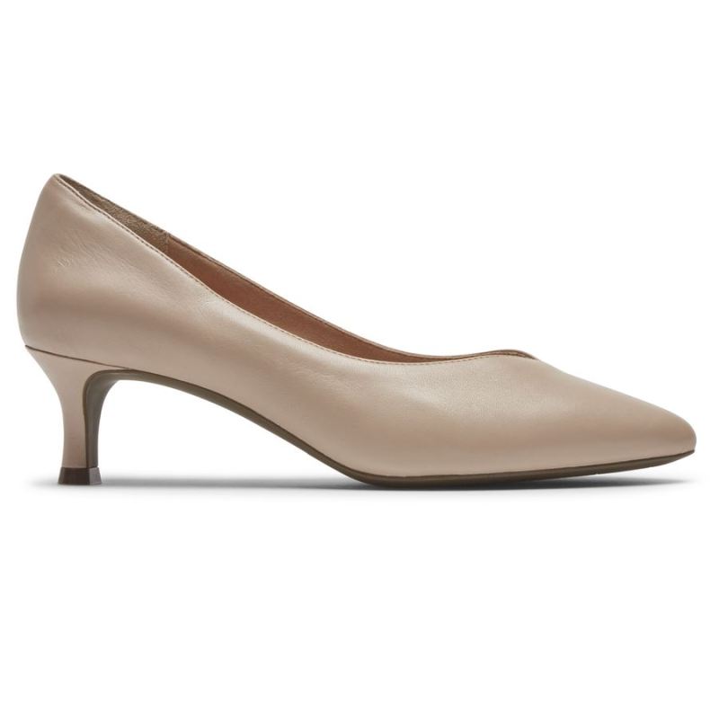 ROCKPORT - WOMEN'S TOTAL MOTION KAIYA V HEEL-NEUTRAL BEIGE