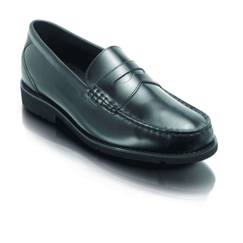 ROCKPORT - MEN'S SHAKESPEARE CIRCLE LOAFER-BLACK