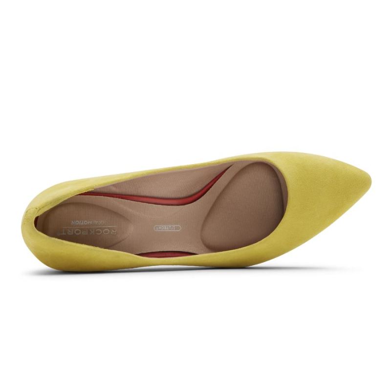 ROCKPORT - WOMEN'S TOTAL MOTION SHEEHAN HEEL-YELLOW