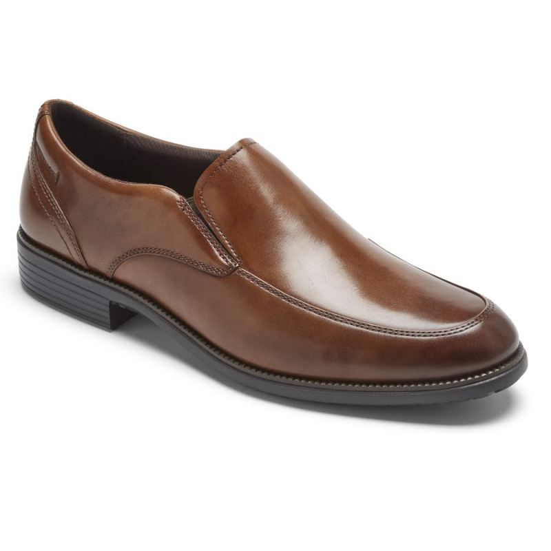 ROCKPORT - MEN'S TOTAL MOTION DRESSPORT SLIP-ON-TAN