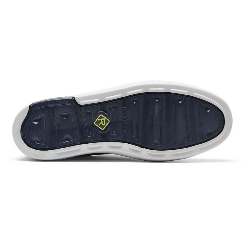 ROCKPORT - MEN'S PULSETECH CUPSOLE SNEAKER-STEEL GREY LEATHER