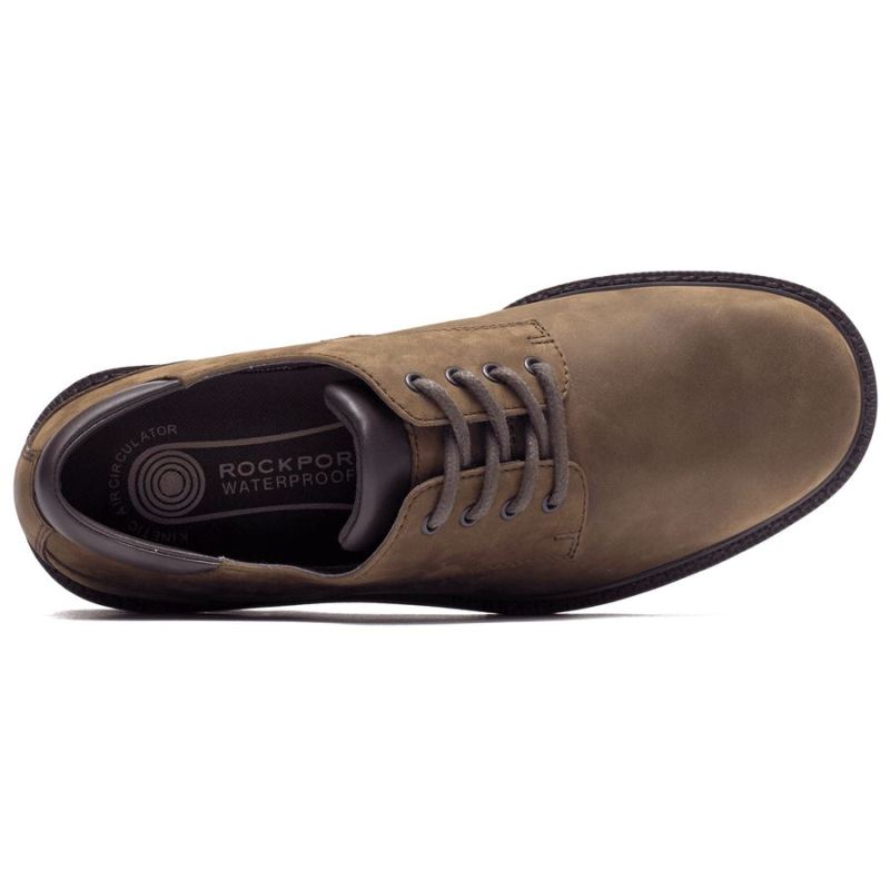 ROCKPORT - MEN'S NORTHFIELD WATERPROOF OXFORD-ESPRESSO