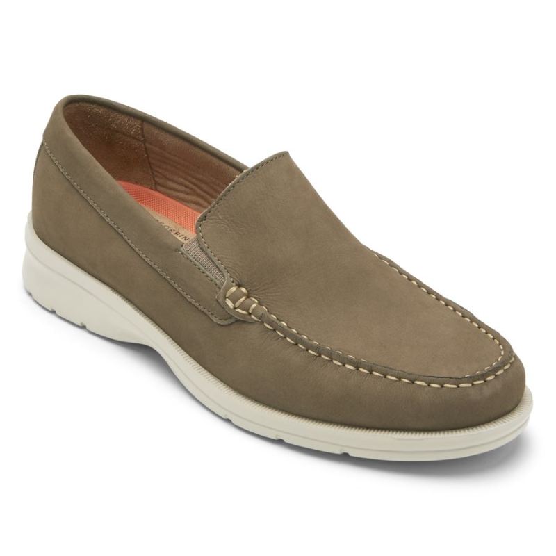 ROCKPORT - MEN'S PALMER VENETIAN LOAFER-VICUNA NUBUCK