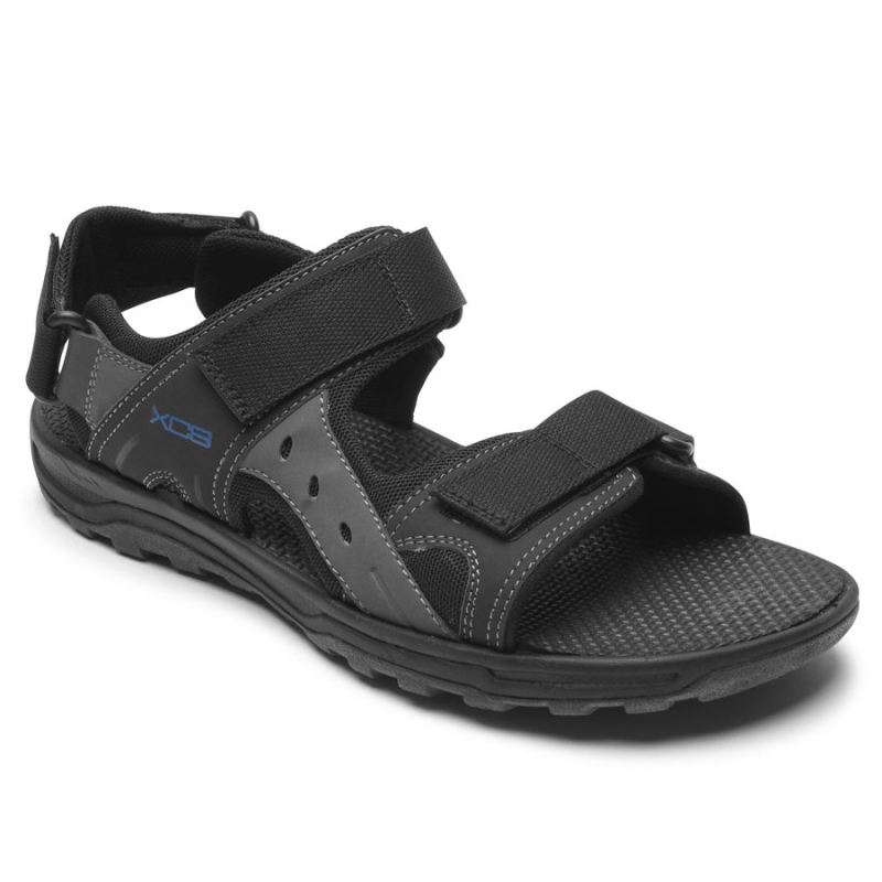 ROCKPORT - MEN'S XCS TRAIL TECHNIQUE ADJUSTABLE SANDAL-BLACK MULTI